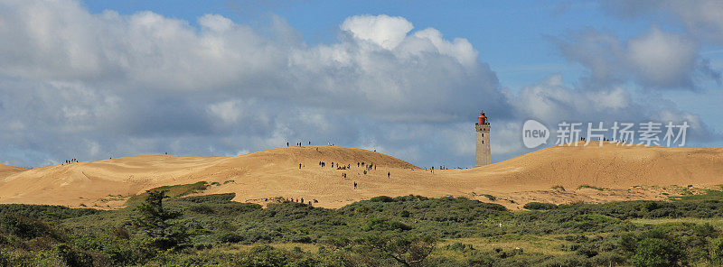 老灯塔和Rubjerg Knude，沙丘